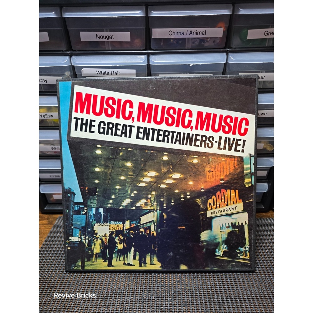 Music Music Music The Great Entertainers Live! Broadway Vol 1 & 2 Reel to Reel